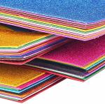 ECLET Multicolor Foam A4 Acid-Free Glitter Sheet (Pack of 10)