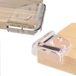 SCENTY Fixlogics 12 PCS Edge Protector for Furniture Table Corner Guards for Sharp Edges Silicon Corner Protector for Sharp Edges Gel Table Corner Protector and Soft PVC Transparent Corner Guard