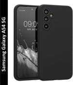 MOZETTE Back Cover for Samsung Galaxy A54 5G (Black, Silicon, Pack of 1)