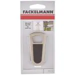 Fackelmann Bottle Opener + Closer Nickel Plated, 8 cm
