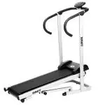 Durafit Manual Treadmill HMT01 Home Workout Supports Max User Weight 100 Kg LCD Display