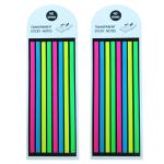 ICRAFTYWORLD R H lifestyle TICRAFTYWORLD RanspaICRAFTYWORLD Rent Long Page Neon HighlighteICRAFTYWORLD R StICRAFTYWORLD Rips Sticky Index Tabs MulticoloICRAFTYWORLD R 160 Sheets (Pack of 2) OS4741