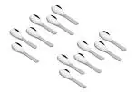 Koko Silver Stainless Steel Masala Spoon (Pack Of 12) l Spoons l Dinnerware l Kitchenware l Crockery items l Spoons for dinner table l Dinner tableware l Stainless steel Spoons