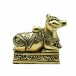 pujaNpujari Nandi Idol for Pooja Brass - Nandi Murti Statue Big Size