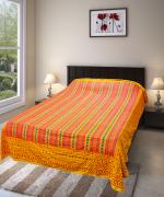 Kantha Double layered Cotton Bed Cover