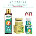 FREE ACHOO Pain Balm 10ml with ACHOO Pain Oil 100ml & ACHOO Pain Balm Plus 22ml-Combo
