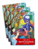 Target A4 Size Spiral Notebook - 300 Pages Combo of 3 Books