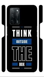 YAPZONE | Think Outside The Box | Designer Printed Hard Back Cover for Oppo A54 5G Premium & Attractive Case for Your Smartphone