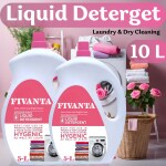 fivanta Godrej Liquid Detergent Pink 10Liter For Top Load And Front Load washing machine Detergent Liquid