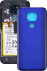 FRIENDZZWORLD Sapphire Blue Plastic Back Panel For Motorola Moto G9 Play