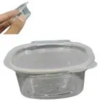 Aumni Crafts Small Plastic Containers (Pack of 50, Capacity 50 ML) 6x5x2.5 CM For Ketchup Sauce Jam Cream Disposable Multipurpose Food Sampling Storage