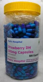 Vinny Herbal Strawberry VH Herbal Supplement Capsules 600 Caps Jar