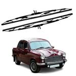 OE-PLUS Black Windscreen Wiper for Hindustan AMB Nova 9MM Pack of 2 (13 Inch)