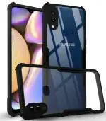 COBERTA Back Cover for Samsung Galaxy A10s Back Cover Case - Black Transparent