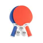 Stag Iconic Outdoor Table Tennis Set with White ABS Ball Premium Ping Pong Paddle Playset