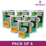 Unitedlys Whitening And Cleaning Borax Powder For Clothes Floor And Drain Cleaner 880 Grams - Pack of 6