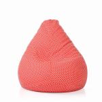 Style Homez Classic Cotton Canvas Star Printed Bean Bag XXXL Size with Bean Refill Fillers