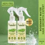 Korat King Rosemary Water for Hair Growth, Mist Spray Steam Distilled 100% Pure & Natural Organic