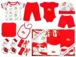 VParents Bitsy New Born Baby Gift Set (Pack of 13) (Red)