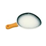 Ez Life Grey Wood and Ceramic Serving Platter