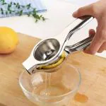 Denique Stainless Steel Lemon Squeezer With Comfortable Handle For Extracting Lemon Juice.Food Grade Modern Kitchen Tool.