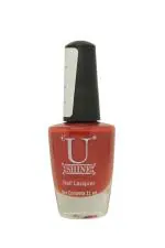 UShine Kiss 4 U|Dark Red|Glossy|11ml|Vegan & Enduring| Paraben & Cruelty Free| No Chipping, Yellowing, Nail Cracking| FREE from Harmful Chemicals