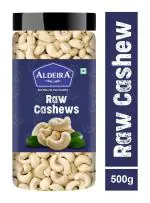 Aldeira Natural Whole Raw Cashew Nuts (250g x 2) | Premium Quality Kaju | Pack of 2 Healthy & Fresh