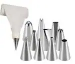 URBAN BUY Cake Decorating 6 pcs Nozzle and , MultiColour & (pack of 1)