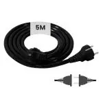 Cheston Black 5 Meter Extension 2 Pin Cord For Drill Power Tool Accessories Male To Female