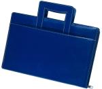Shining Zon Leatherette Material Professional File Folders for Certificates, Documents Holder with Adjustable Handles and 2 Rings and 40 Leafs. Size: FS Color:Blue