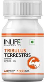 Inlife Tribulus Terrestris Gokshura Supplement, 1000 Mg Serving - 60 Veg Capsules (60 No)