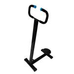 GYM DISCOVERY Single Tummy Twister with Smooth U Shape Gripping for Exercise at Home Gym Heavy Duty Iron 4 feet Height 200kg Weight Capacity Tummy Twister Exercise Machine