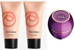 SMART BEAUTY Oriflame OnColour Peach Glow Perfector-2 PCS [ Light ] with Purplle Tender Care (3 Items in the set)