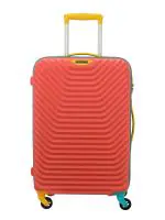 American Tourister Splash 66 Cms Polypropylene Multicolor Medium Check-In Trolley Bag