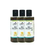 Aixa Beer Shampoo for Hair Growth & Volume | Natural Beer Shampoo with Organic Ingredients | Sulfate-Free, Paraben-Free, Cruelty-Free | Set Of 3