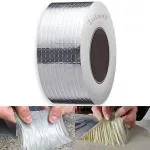 Zulaxy Waterproof Aluminium Rubber Tape for Leakage Repair, Hot & Cold Temperature Aluminium Foil Tape, Perfect for Sealing Roof & Water Leakage, Surface Crack, Metal & Pipe Repair, More! (5CM x 5M, Silver)