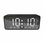 Portronics Pixel 4 Digital Smart Alarm Clock with 5W Speaker & In-Built Mic(Black)