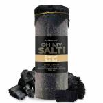 OH MY SALT! CHARCOAL BATH SALT 300 gm | Detox Aromatherapy | 100% Pure & Natural Sea Salt | Perfect for Foot Spa, Relaxing & Muscle Pain | All Skin Types