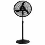 Summercool Candy 400mm Sweep size Pedestal Fan | High Speed 3 blade Pedestal Fan | Farrata | Stand fan | Energy Saving | Telescopic Height With Adjustable Stand and Powerful Copper Motor 3 speed | Low Noise | Smooth Functioning | Colour (Black)