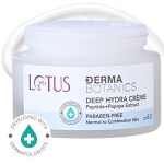 Lotus DermaBotanics Peptide + Papaya Extract Deep Hydra Creme | Boosts Collagen, Protects from Pre-Mature Ageing | Made with Dermatologists | Non-Irritating | pH 5.5 | Paraben Free | Normal to Combination Skin | 50g