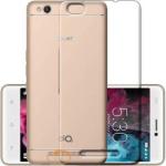 Rawat Celkon Cliq 4G Transparent Rubber Shock Proof Back Cover