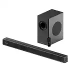 Ambrane Evoke Bar 120 W Bluetooth Soundbar with 2.1 Cinematic Surround Sound (Black)