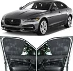 Able Zed Black Half Car Sun Shade Curtains for Jaguar XE Set of 6 Pcs