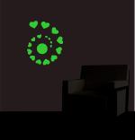 DreamKraft Green Vinyl Glow In The Dark Decorative Radium Sticker 35x43 cm