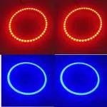 THETRISHAFAB Vaga Bajaj Pulsar RS 200 Red LED Angel Eyes Ring Light Projector Lens