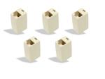 CABLES MASTER RJ45 8P8C CAT5, CAT5E, CAT6 Female to Female (LAN) Network Cable Coupler (Pack of 5)