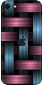 instyler Apple iPhone SE (2020) Matte Vinyl Textures Printed Mobile Skin Sticker with Scratch Resistant Lamination
