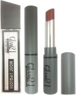 Glam21 Choco Lava Lipstick, Transparent Moist Lip Gloss, 2.8 G (Pack Of 2)