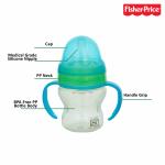 Fisher-Price Ultra Care Wide Neck Baby Feeding Bottle, 150ml, Green