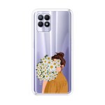 Emble Designer Clear Tranperant Silicone Case For Realme 8i -Design A8 ( TPU | Soft , Realme 8i | Multicolor )